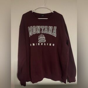 Colosseum Maroon Montana Grizzlies Sweater